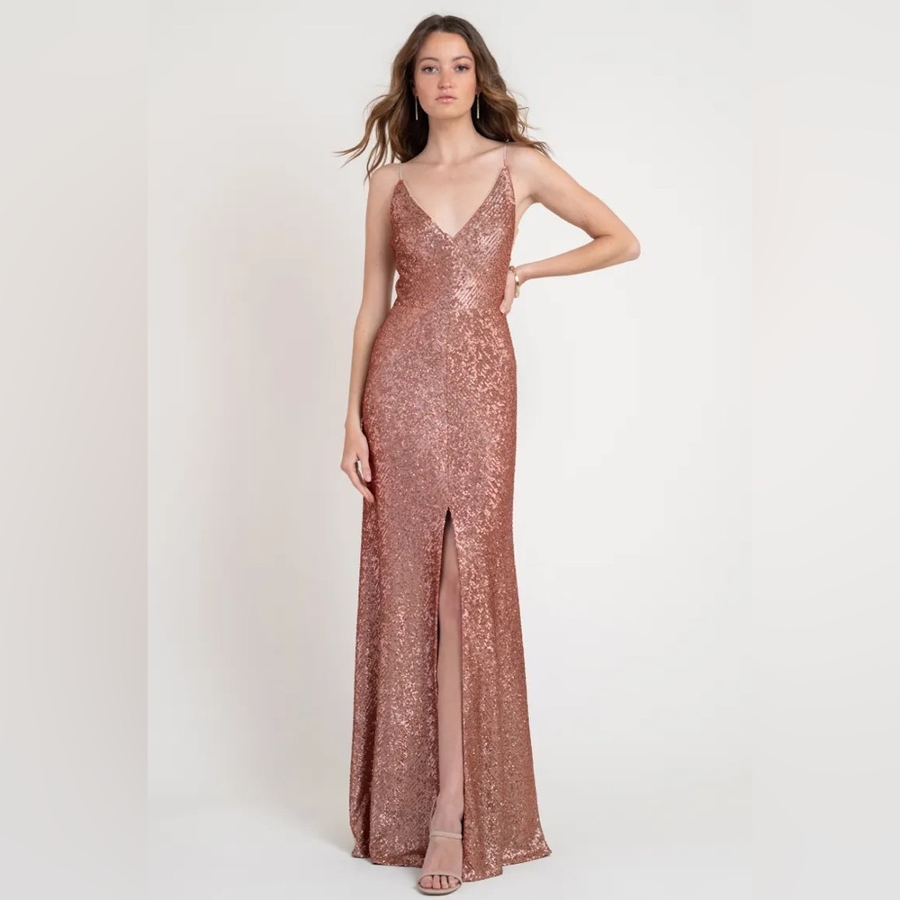 Jenny Yoo Zelda dress in English Rose